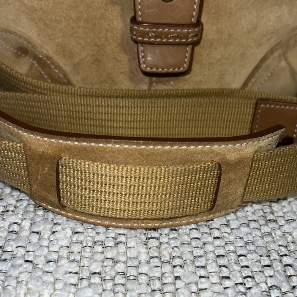 COACH #4743 Tan SUEDE SWING SUEDE AND LEATHER CROSSBODY - Picture 11 of 11